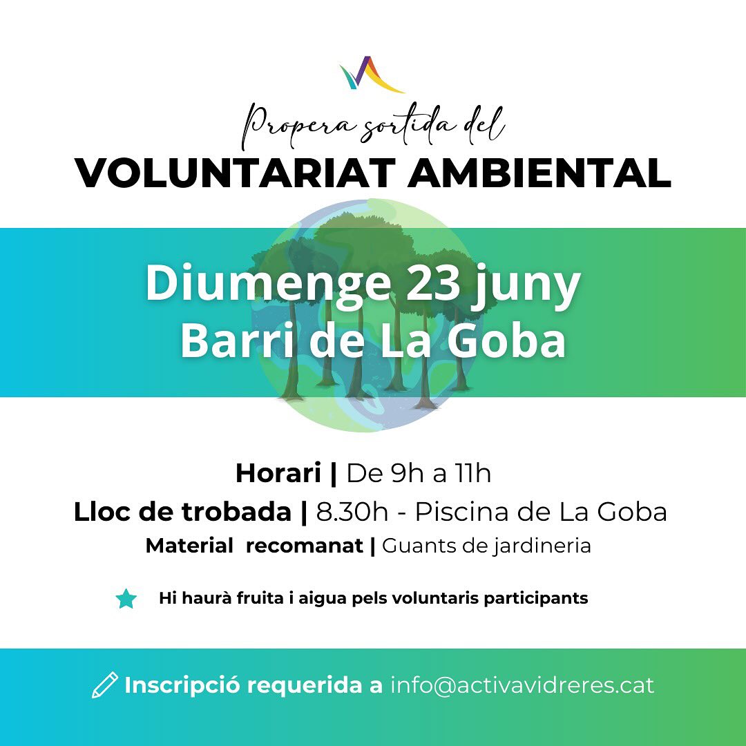 Voluntariat ambiental al Barri de la Goba