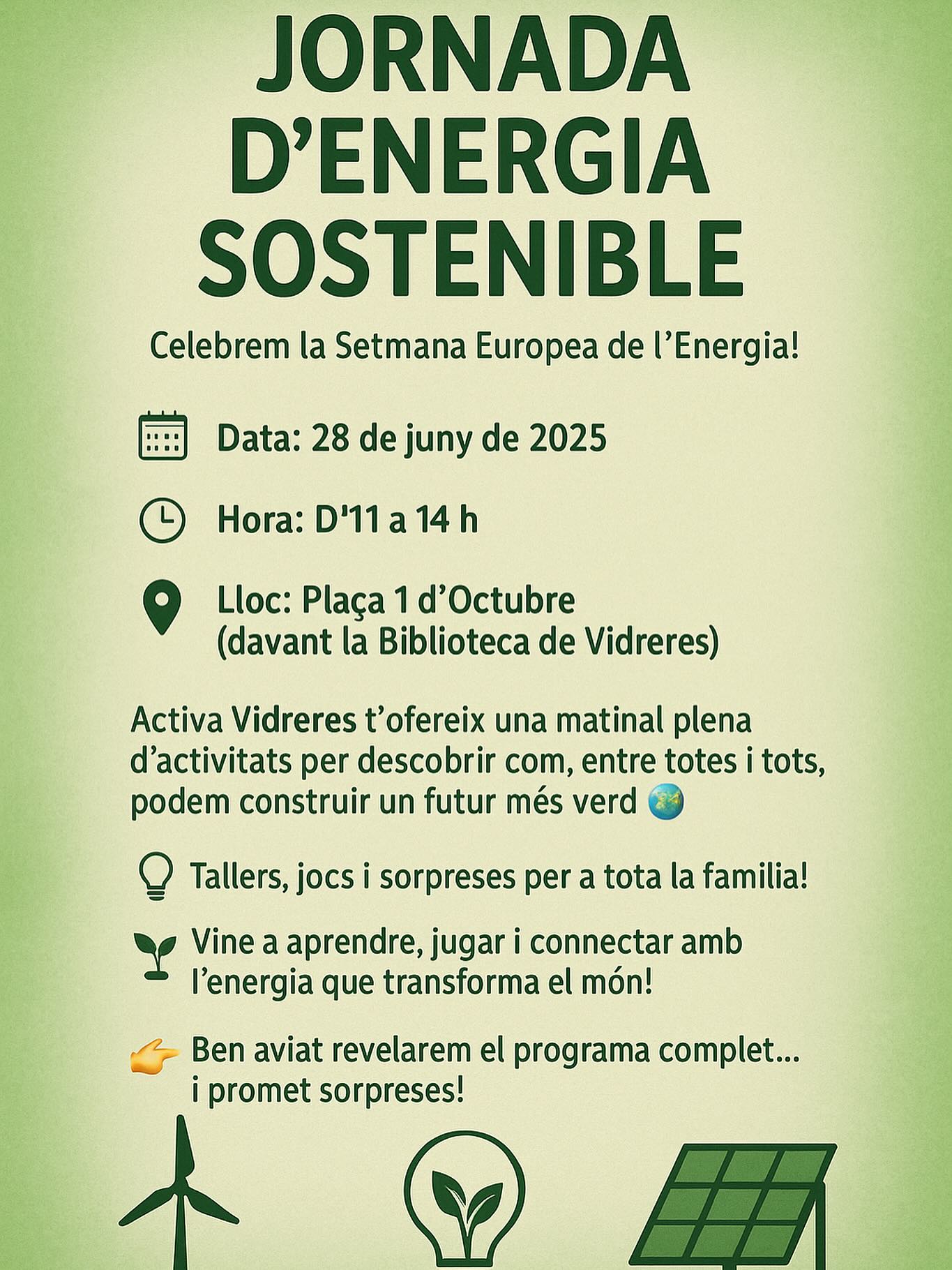 🟢Jornada d’energia sostenible