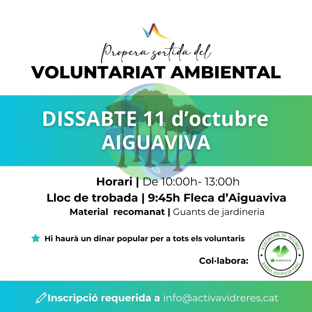 Voluntariat ambiental a Aiguaviva